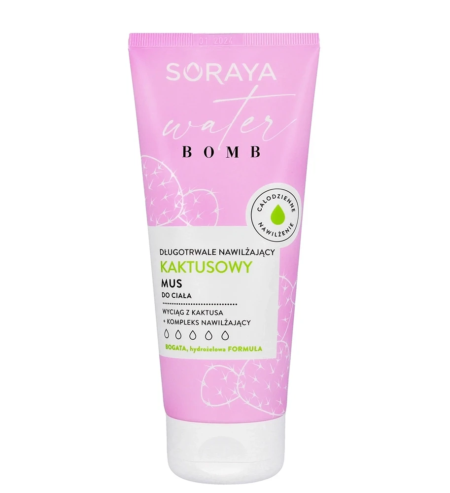 Мус суперзволоження для тіла кактус Soraya Water Bomb