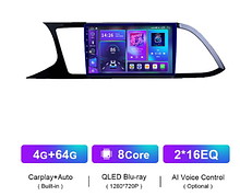 Junsun 4G Android магнітола для Seat Leon 3 2012-2020 4ГБ+64+4G