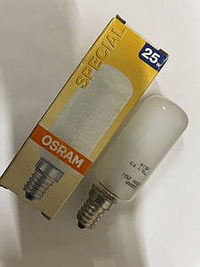 Лампа розжарювання матова Osram 230v 25w (special) SPS T29/100 FR25 E14