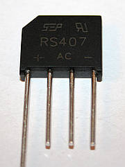 Діодний міст RS407 (4A;1000V)