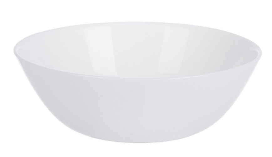 Білий низький салатник Luminarc Everyday White 165 мм (V5031)