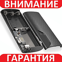Корпус Power Bank 18650 с USB на 5 аккумуляторов ЧЕРНЫЙ