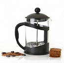 Заварник френчпрес 600мл скло+пластик для чаю, колба френч прес стильний заварник для чаю з пресом, фото 2