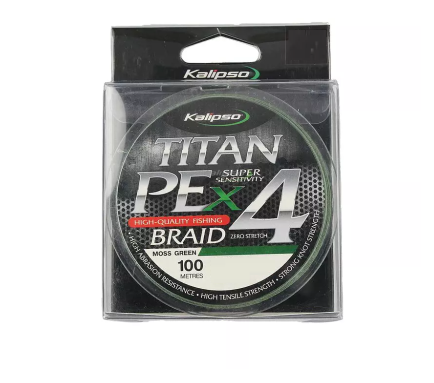Шнур Kalipso Titan PE X4 MG 150м 0.10мм (темно-зелений)