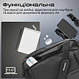 Сумка для ноутбука Promate Satchel-MB 15.6" Black (satchel-mb.black), фото 3