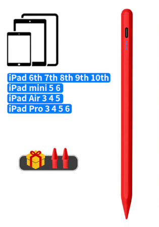 Стилус для Apple / iPad, червоний