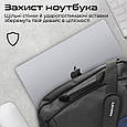 Сумка для ноутбука Promate Satchel-MB 15.6" Blue (satchel-mb.blue), фото 3