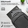 Рюкзак для ноутбука Promate Satchel-BP 15.6" Black (satchel-bp.black), фото 2