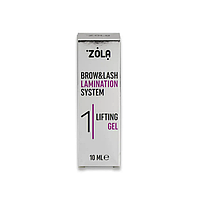 Склад ZOLA №1 LIFTING GEL - KERATIN ДЛЯ ЛАМІНУВАННЯ БРІВ І РЕЙ (10 МЛ)