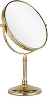 Зеркало для макияжа Dowry, косметическое зеркало настольное поворотное с двух сторон