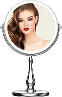 Большое зеркало для макияжа с подсветкой, увеличительное косметическое зеркало 1X/10X