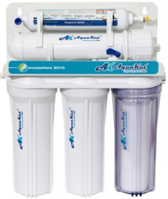 Осмос AquaKut без помпи 75G RO-5 Е01(1 ступінь прозора колба, пофарбований керамічний,Filmtek 75 g)