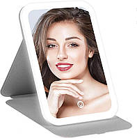 Настольное зеркало с сенсорным экраном Luminar, дорожное зеркало для макияжа, поворот на 360°