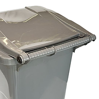 Сміттєвий контейнер 120 л з посиленим пластиком, від Afacan Plastik, сірий, фото 5