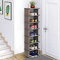 Вертикальная узкая полка для обуви 8-уровневая, шкаф для хранения обуви