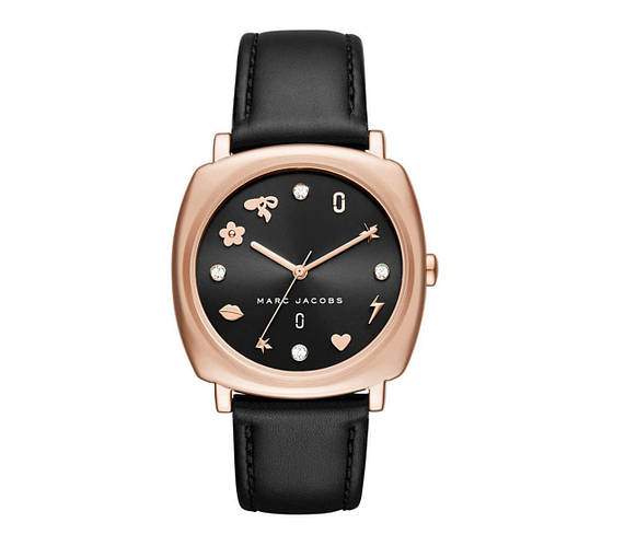 Часы Marc Jacobs Quartz Black Dial Stainless Steel Ladies Watch MJ1565 ...