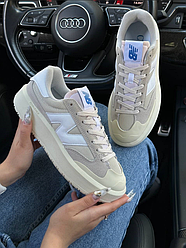 Жіночі кросівки New Balance CT 302 Beige взуття Нью Баланс СТ бежеві замшеві весна осінь