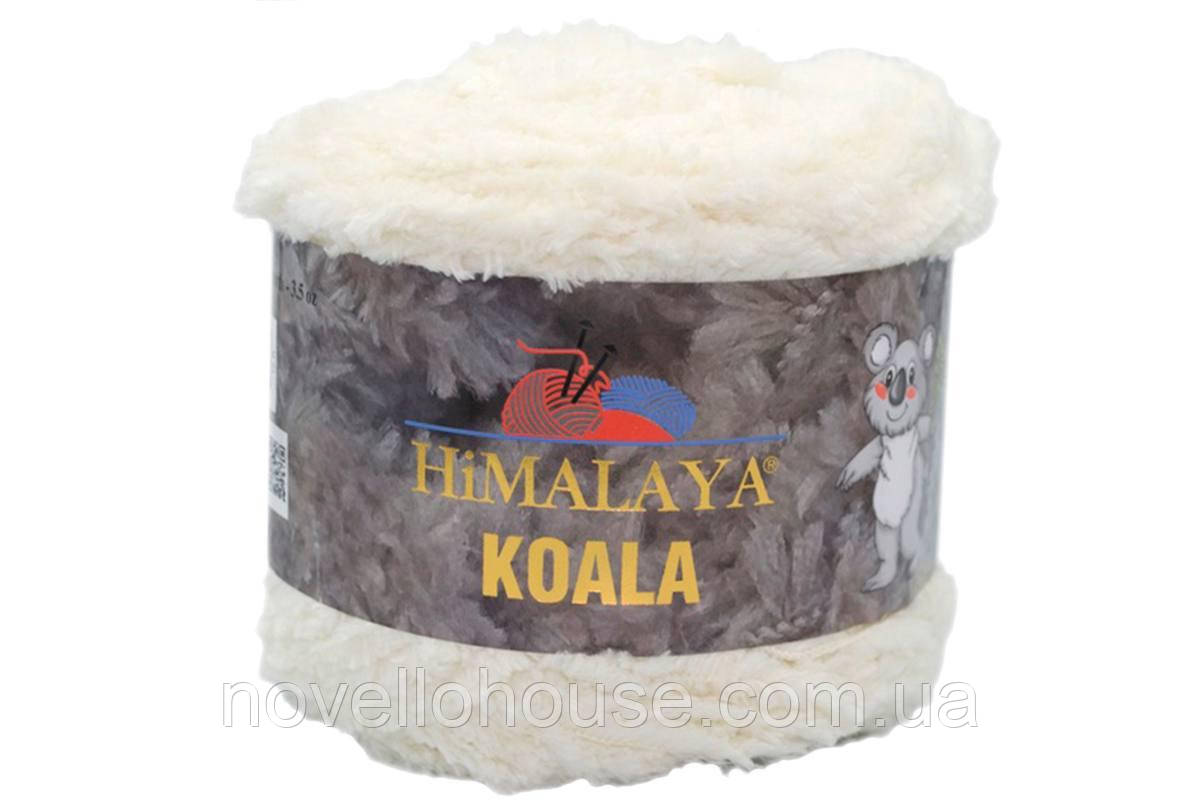Himalaya KOALA (Коала) № 75724 молочний (Пряжа імітація хутра, нитки для в'язання)