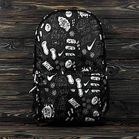 Городской спортивный рюкзак мужской женский с принтом Nike non-stop Портфель Найк школьный стильный