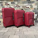 Валіза дорожня велика з поліпропілену Wings L Червоний, фото 4