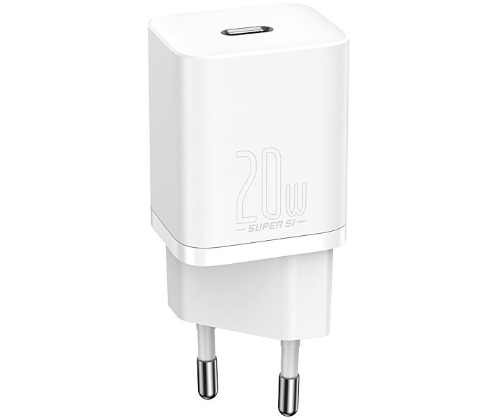 МЗП блочек 20W USB-C Super Si QC 1С (CCSUP-B02) white Baseus