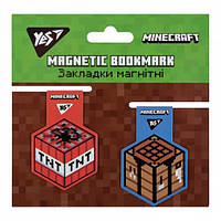 Закладки магнітні YES Minecraft, 2шт.