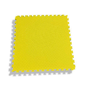 Спортивний мат (ТАТАМІ) EVA 1000х1000х20 мм жовто-лаймовий