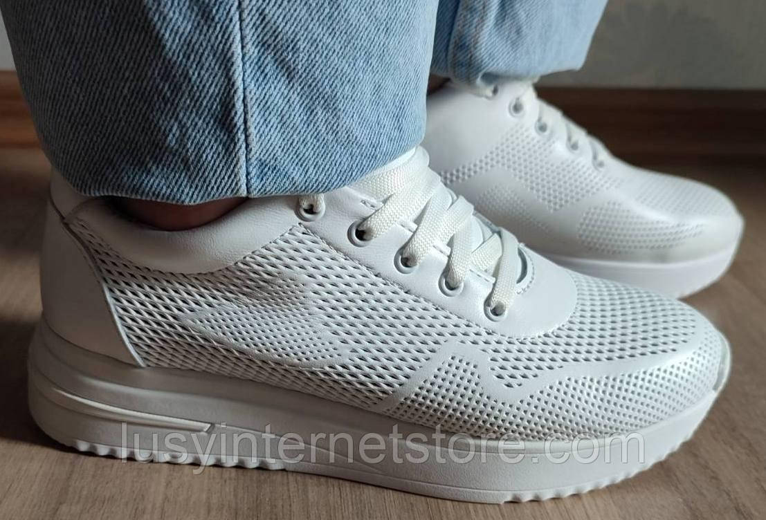 Кросівки шкіряні жіночі від виробника модель МР23-109, фото 1