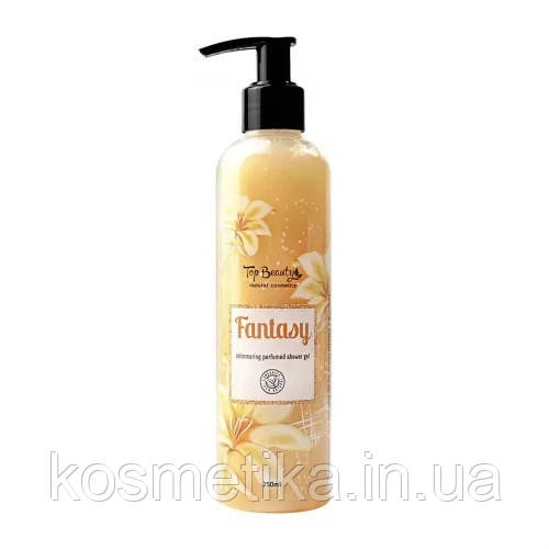 Гель для душу з шиммером Top Beauty, золотий