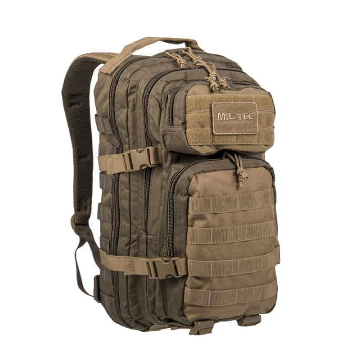 Рюкзак тактичний Mil-Tec US Assault Pack 20 л RANGER GREEN/COYOTE 14002102, фото 1