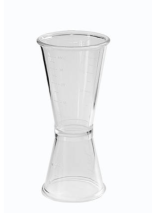 Джиггер полікарбонат 20/40 мл професійні барні аксесуари та обладнання, фото 1