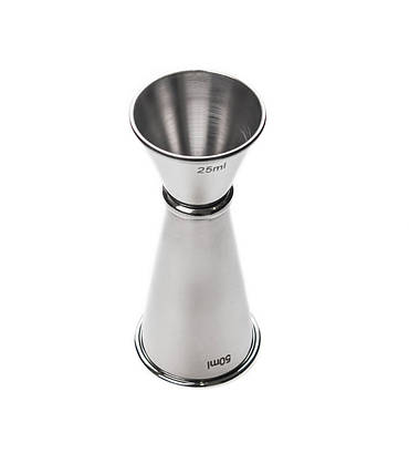 Джиггер барний 25/50 мл Джиггери з нержавіючої Мірний джигер Джиггер для кави Барний мірний стакан Джиггер, фото 1