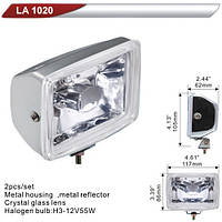 Фара дополнительная DLAA 1020-W хром/H3-12V-55W/117*86mm (LA 1020-W)