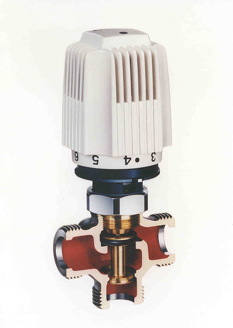 Трехходовой термостатический клапан 3/4" CALIS-TS HERZ - фото 3 - id-p24497662