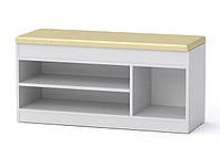 Тумба для взуття ТО-17 німфея альба Компаніт, тумба під взуття із сидінням у передпокій