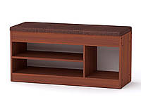 Тумба для взуття ТО-17 яблуня Компаніт, тумба під взуття із сидінням у передпокій