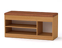 Тумба для взуття ТО-17 вільха Компаніт, тумба під взуття із сидінням у передпокій