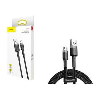 USB кабель Micro USB Baseus cafule 0.5M Gray-Black