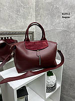Женская сумка вместительная Бордовый