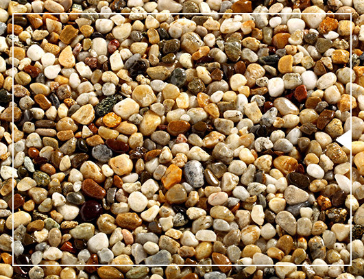 Комплект Кам'яний килим Морська галька DEL MARE + клей