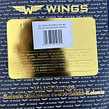 Валіза WINGS 1708 ручна кладь 55х38х22см Чемодан дорожній на 4 колесах з цупкої тканини CODURA Сумка 360*, фото 2