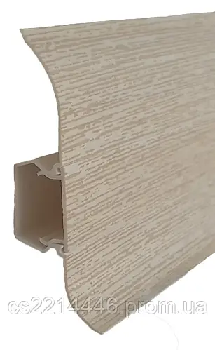 Купить Плинтус напольный КСК 60мм, ДУБ ГРАНДСОН, с кабель каналом ...