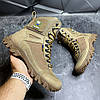 Чоловічі тактичні берці койот демісезонні з гербом, військові черевики весна осінь, армійське взуття демісезон 40-46, фото 5