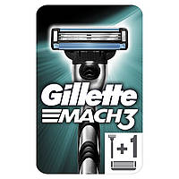 Бритва с 2 сменными кассетами - Gillette Mach3 (36631-2)