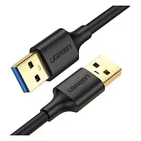 Дата-кабель Ugreen US128 Type-A (тато) - USB Type-A (тато) 2m Black