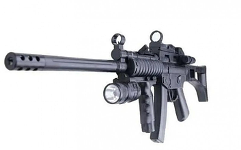 Автомат потужний якісний ліхтарик лазерний приціл верхній приціл кулі 6 мм