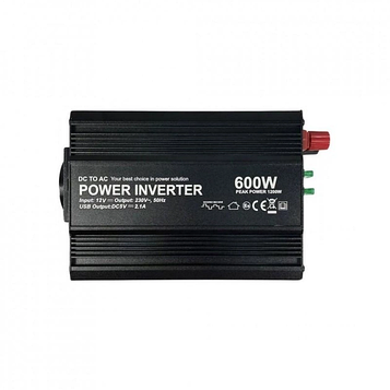 Перетворювач напруги 12В в 220В 500Вт DC 12V-220V AC 54655-IS