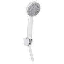 Пластиковий змішувач для ванної PLAMIX Omega-142 White (без шланга та лійки), фото 5