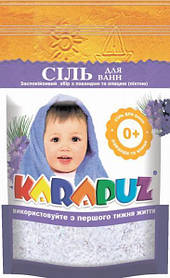 Сіль для ванн Карапуз лаванда і ялиця  500г (4820049380200)