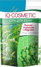 Сіль для ванн IQ-COSMETIC морські водорості+мікроелементи 500г (4820049382518)